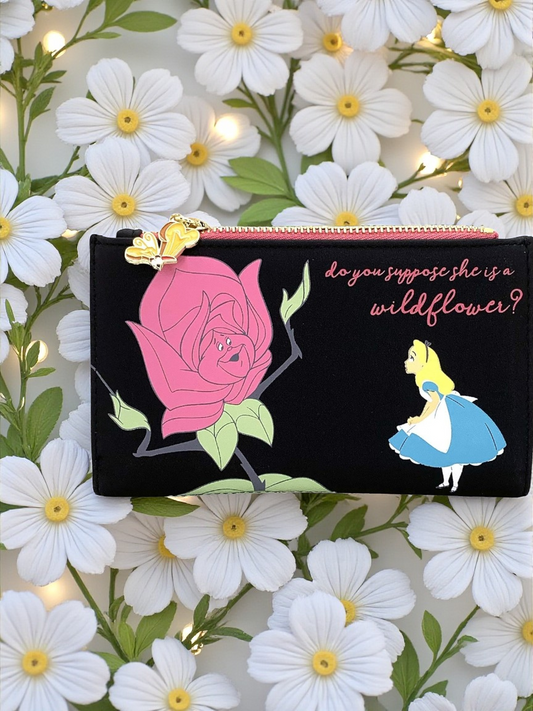 Loungefly Disney Alice in Wonderland Floral Wallet