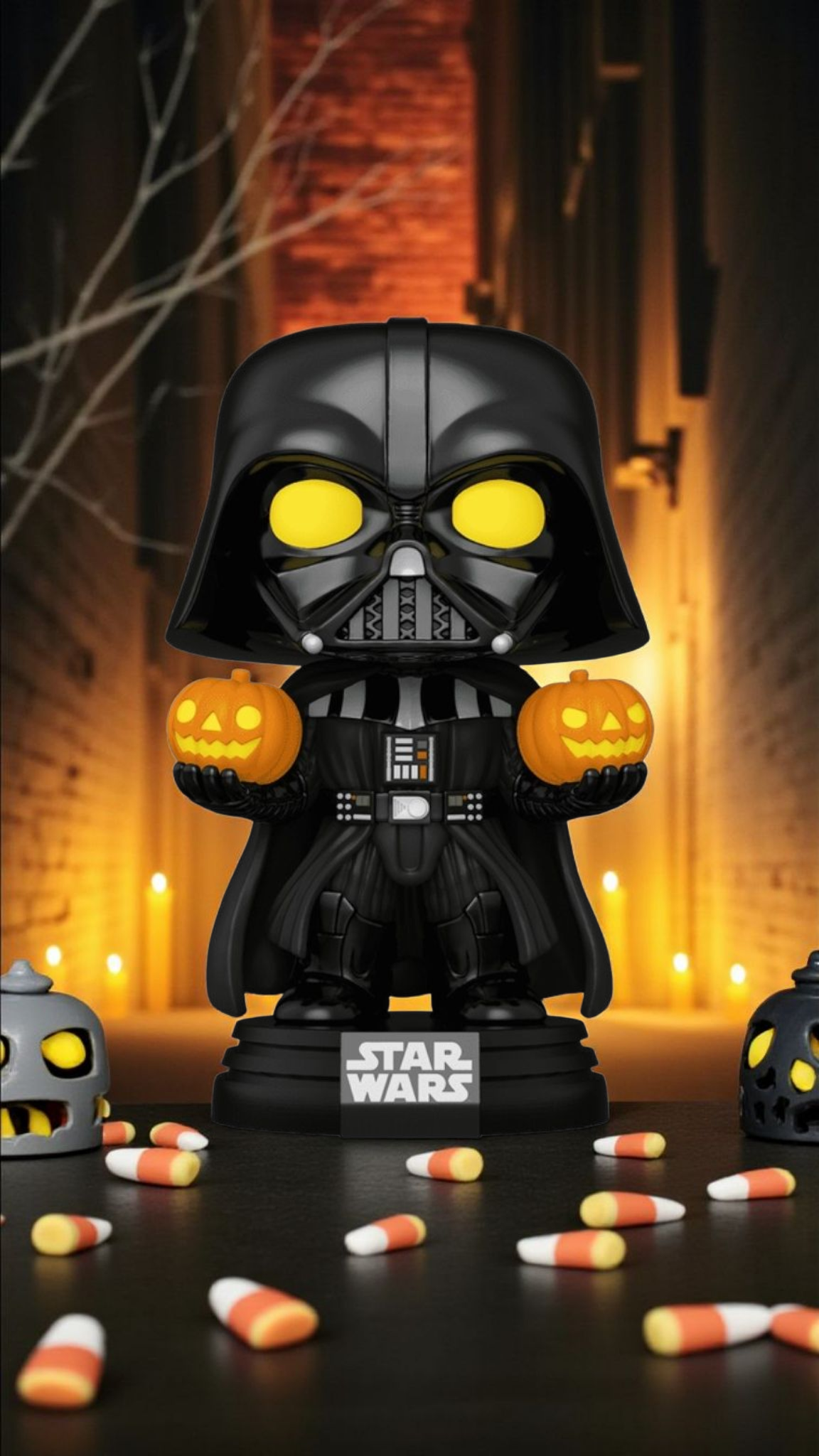 Funko Pop Star Wars Darth Vader Halloween Light-Up Super Size Pop