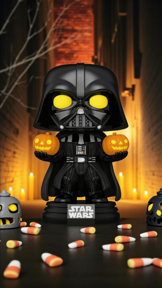 Funko Pop Star Wars Darth Vader Halloween Light-Up Super Size Pop