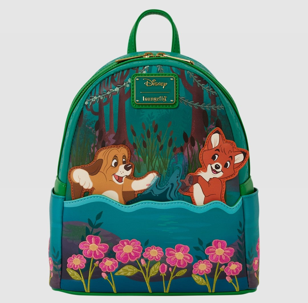 Loungefly Disney Fox and the Hound Todd and Copper Fun Backpack