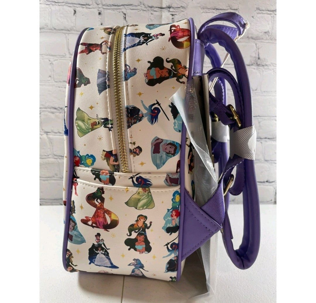 Loungefly Disney Princesses Silhouette Dress Graphic Exclusive Backpack