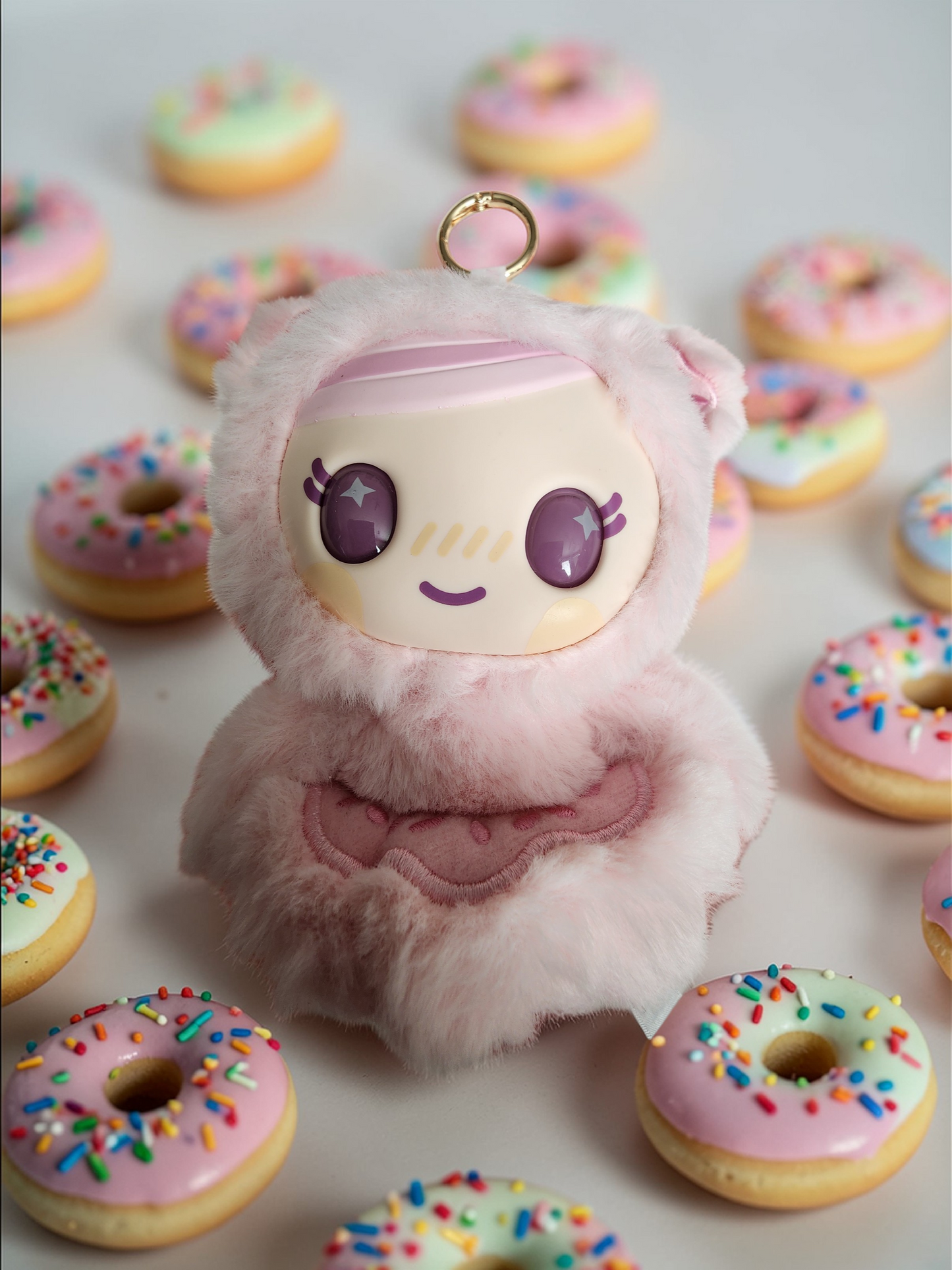 Tokidoki Sweet and Soft Donutella and Biscotti Vinyl Plush Mystery Keychains