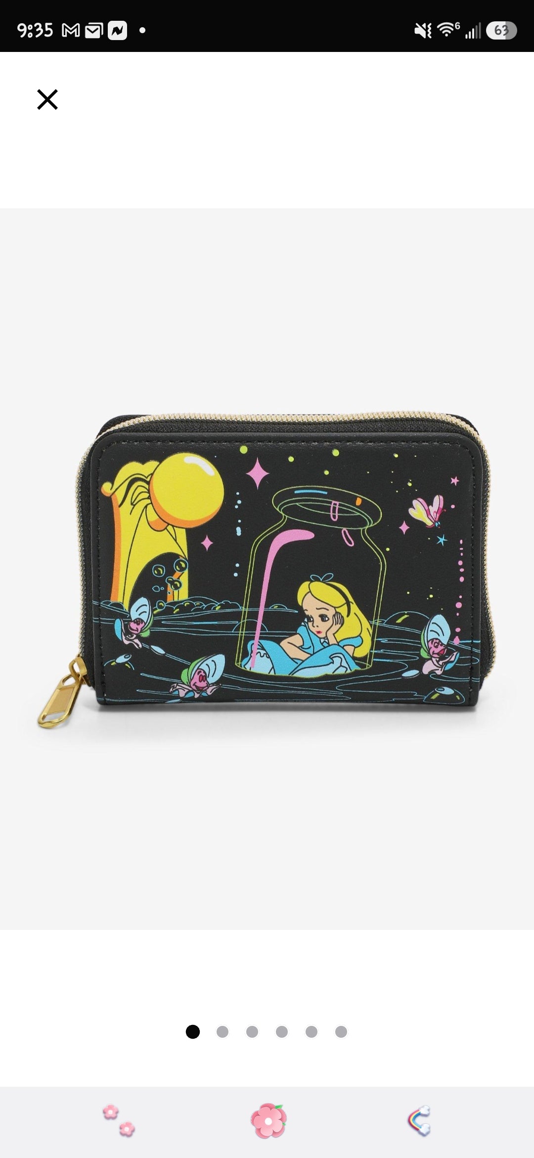 Loungefly Disney Alice in Wonderland Sea of Tears Wallet