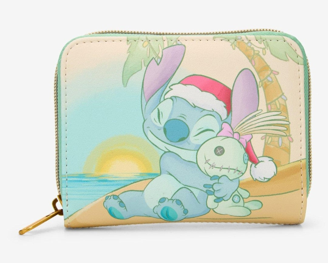 Loungefly Disney Stitch and Scrump Holiday Wallet