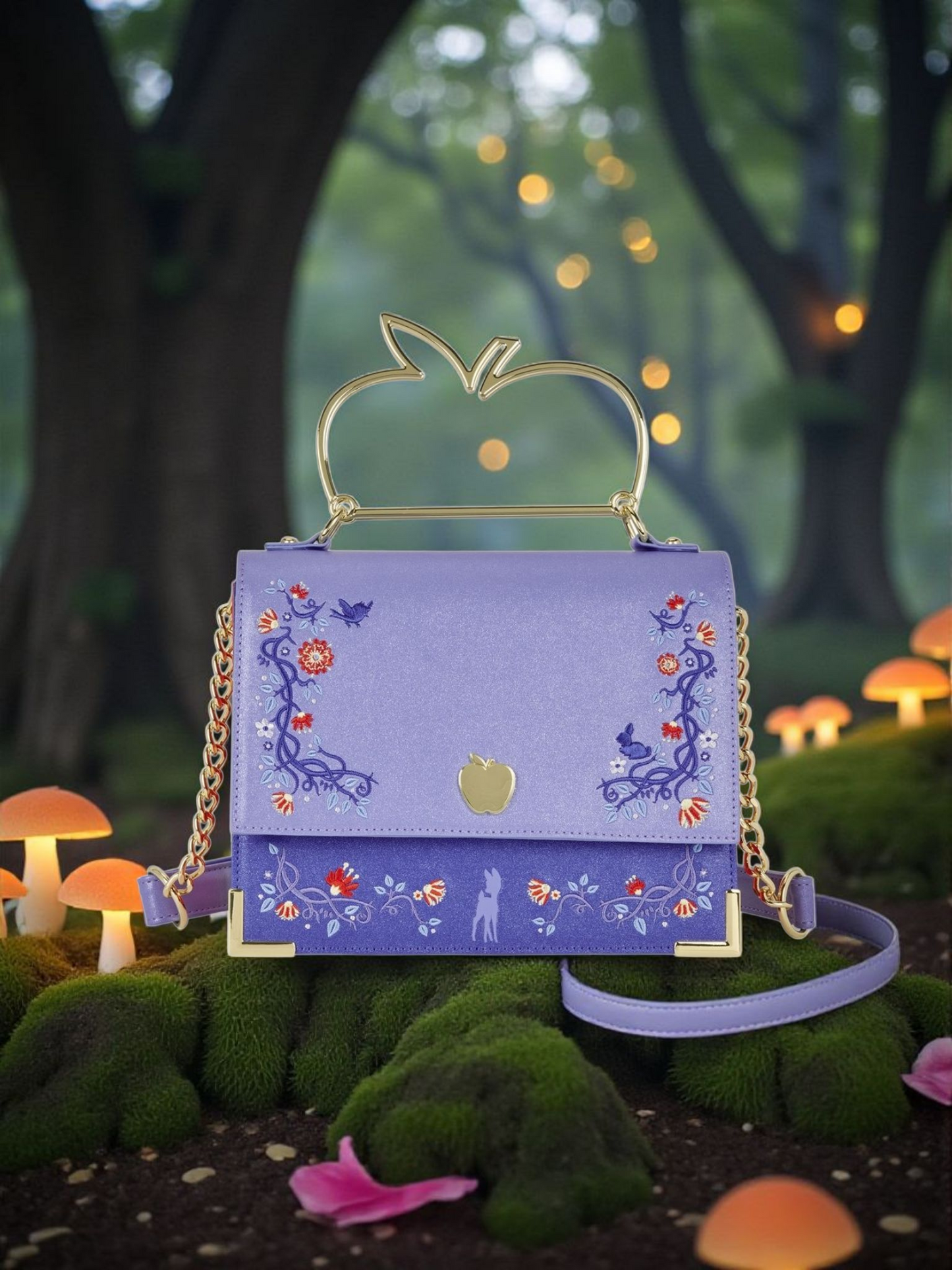 Loungefly Disney Princess Snow White Shimmer Crossbody Bag