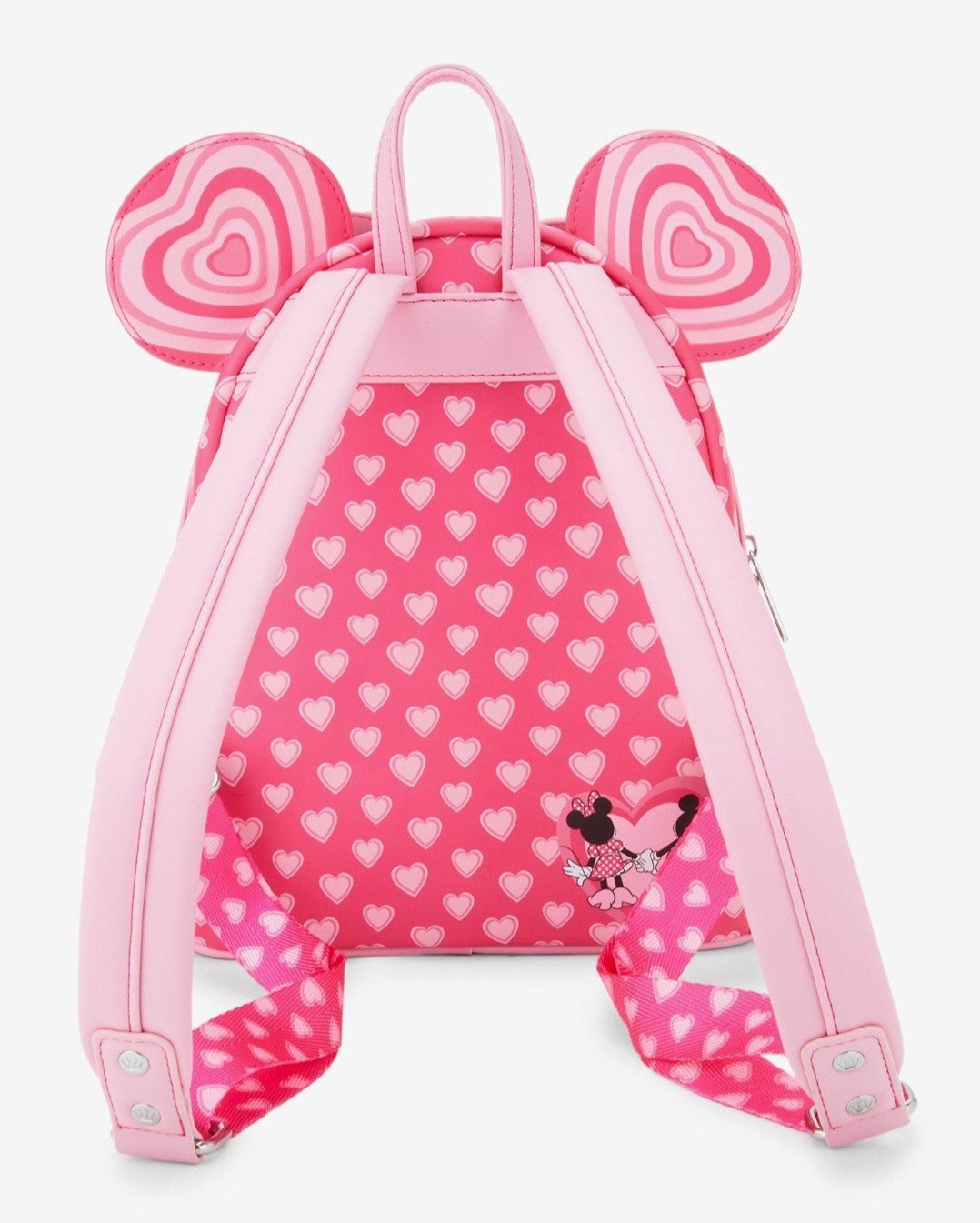 Loungefly Disney Mickey and Minnie Kissing Valentine's Backpack