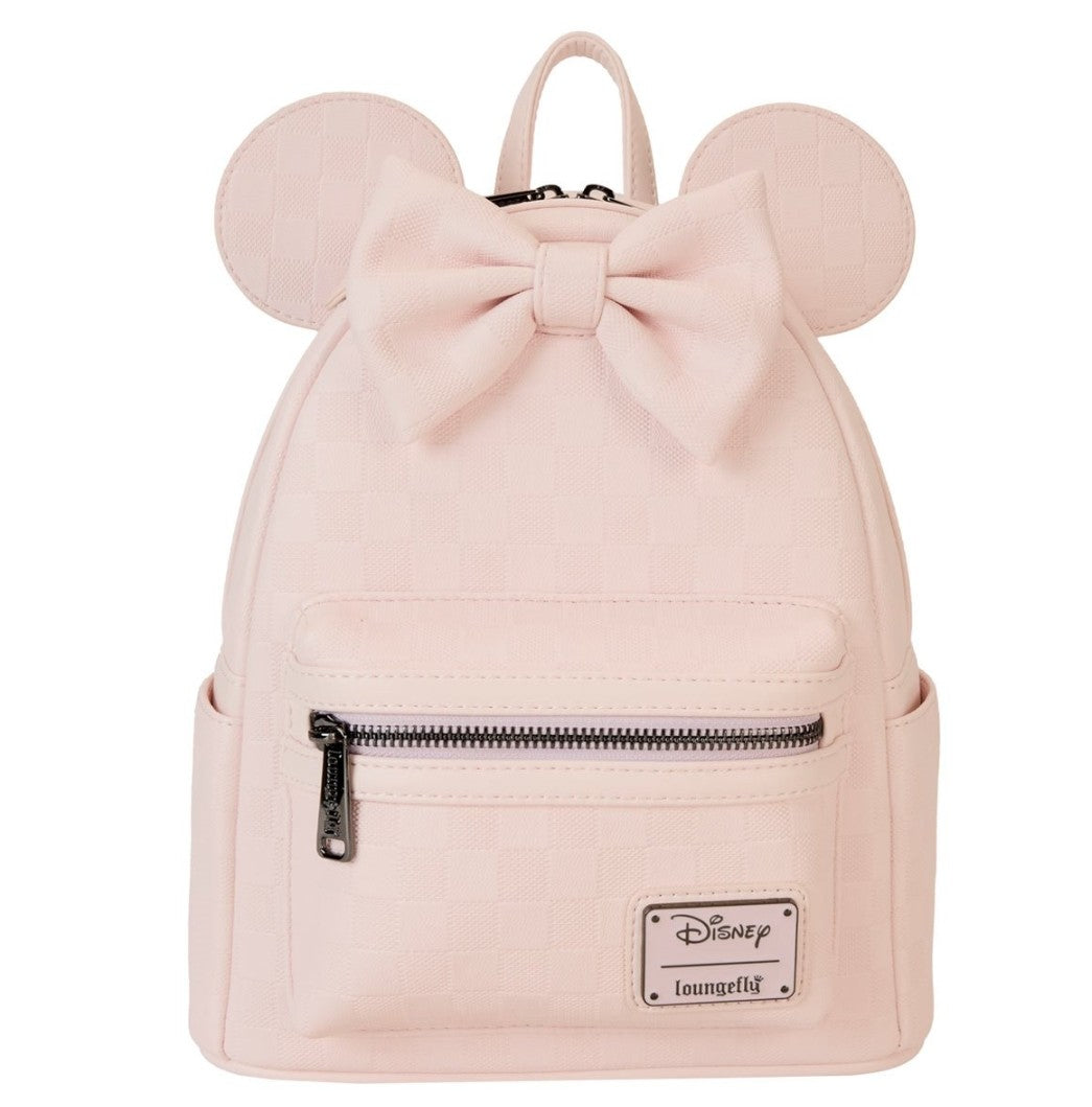 Loungefly Disney Minnie Mouse Ear Checkerboard Backpack