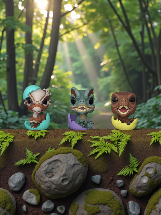 Funko Pocket Pop Jurassic Park Spring Dinos 3 Pack Pocket Pop Figures