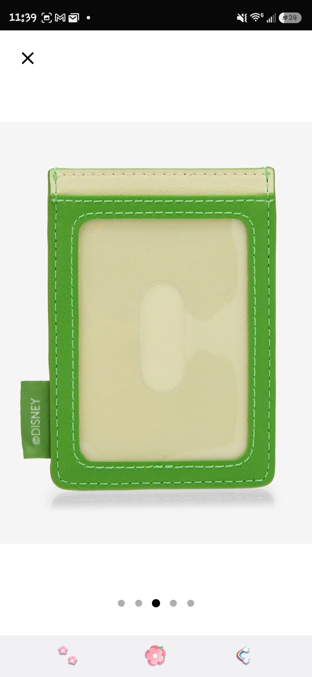 Loungefly Disney Princess Tiana Floral Card Holder
