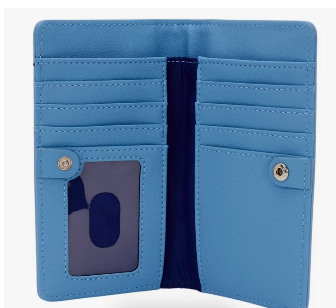 Loungefly Disney Lilo and Stitch Angel and Stitch Kisses Flap Wallet Exclusive