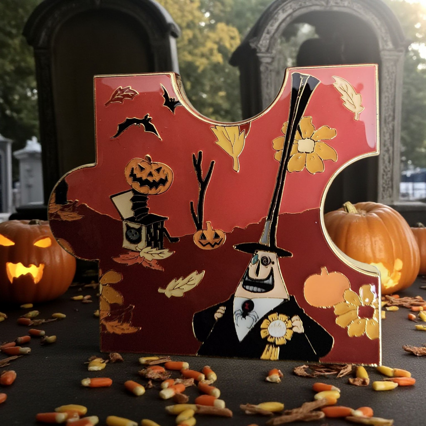 Loungefly Disney Nightmare Before Christmas Fall Harvest Puzzle Mystery Pins