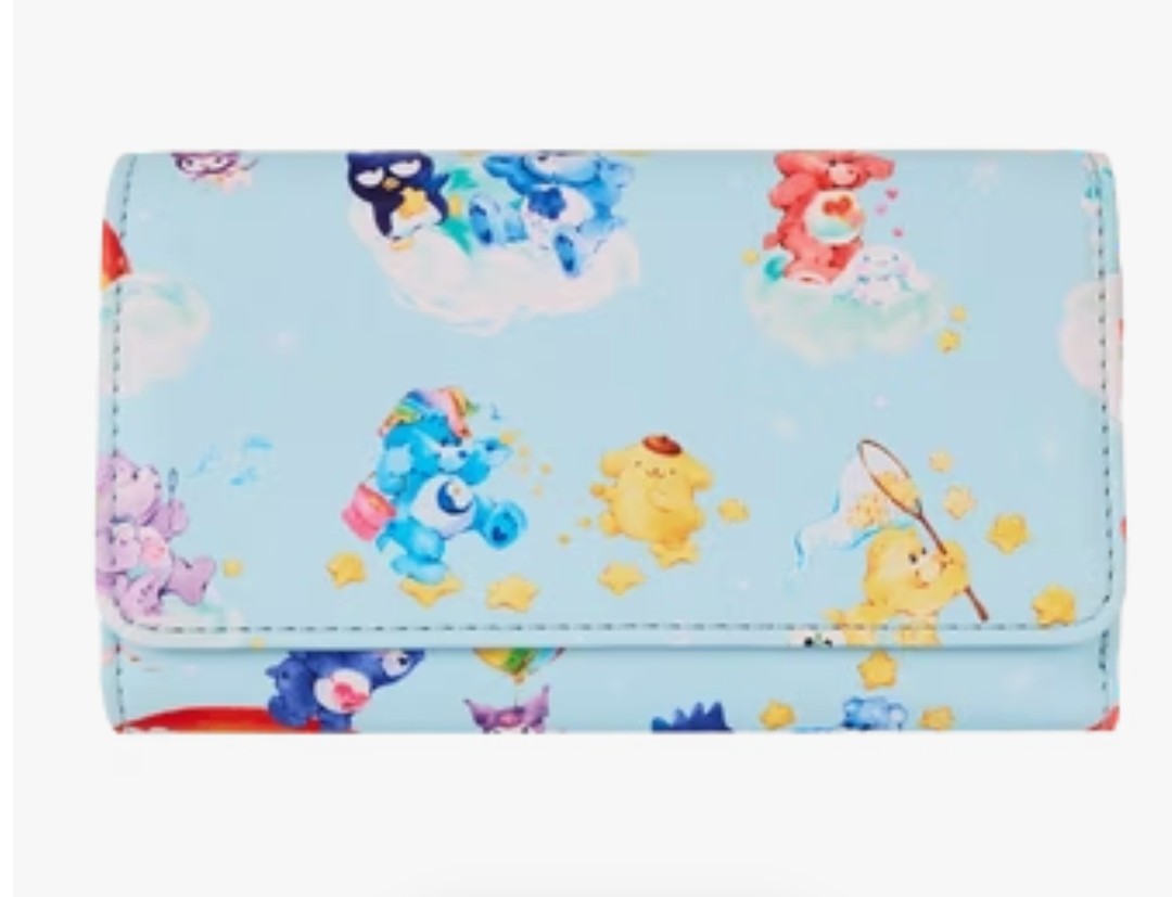 Loungefly Sanrio Hello Kitty and Friends x Care Bears Print Exclusive Wallet