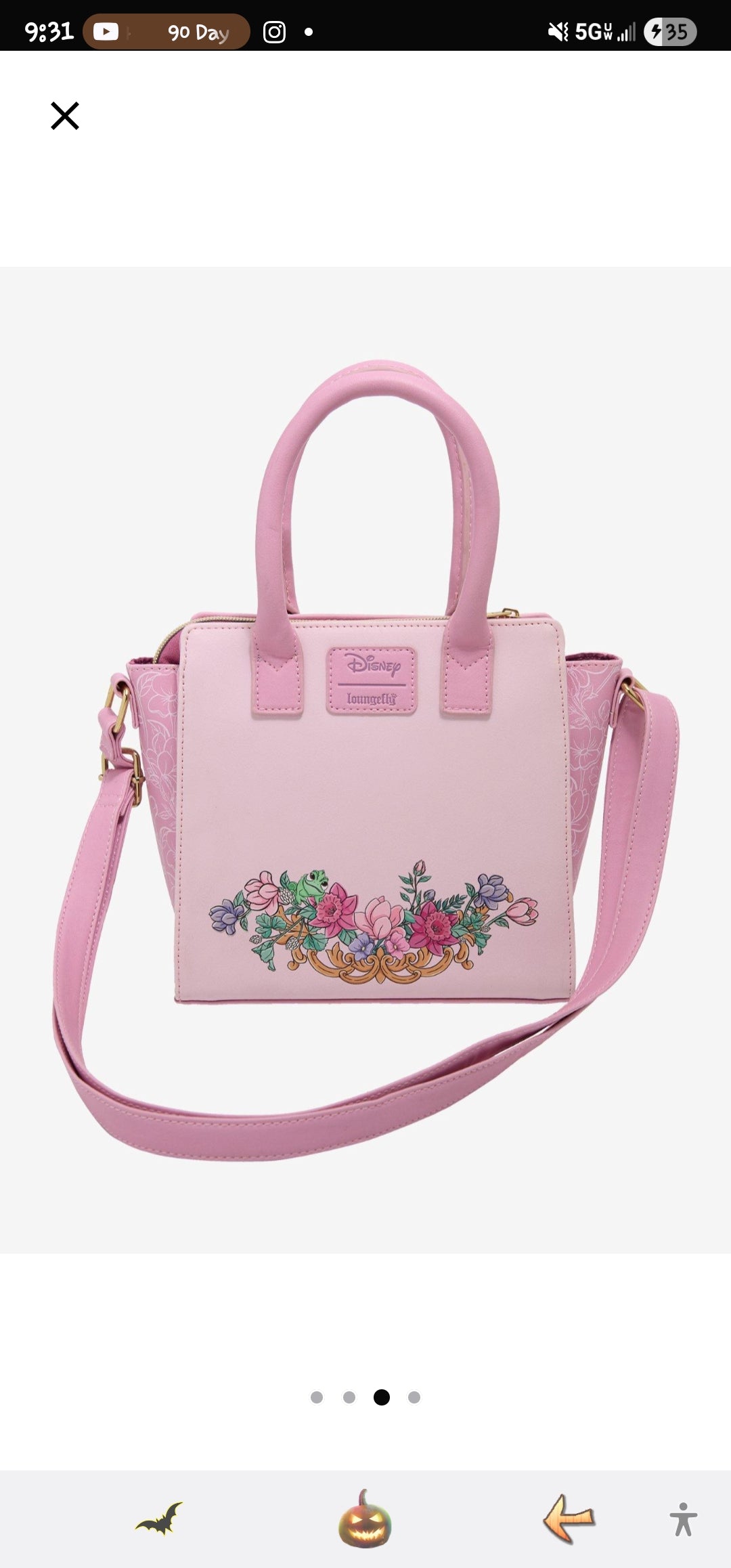 Loungefly Disney Rapunzel Tangled Mini Handbag