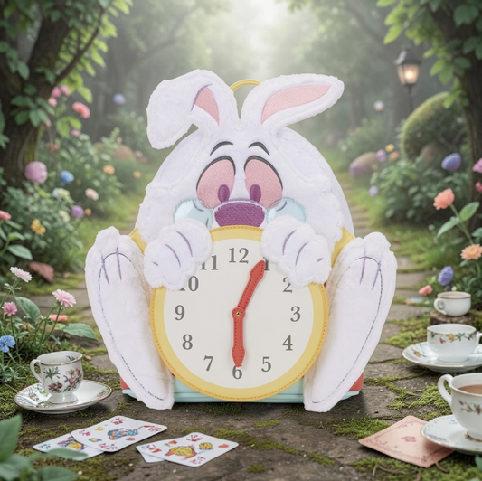 Loungefly Disney Alice in Wonderland White Rabbit Cosplay Mini-Backpack