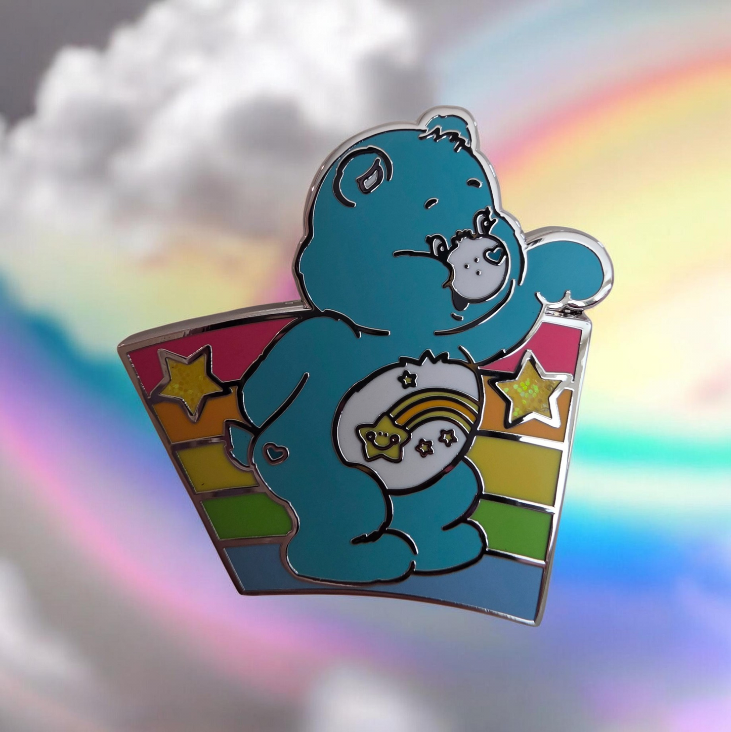 Loungefly Care Bears Rainbow Puzzle Mystery Pins