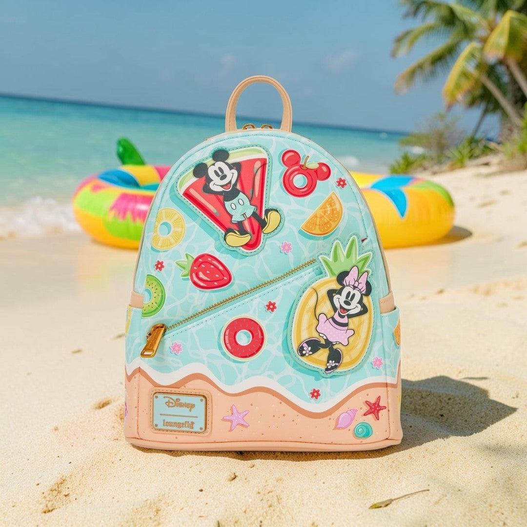 Loungefly Disney Mickey & Minnie Beach Fun Backpack