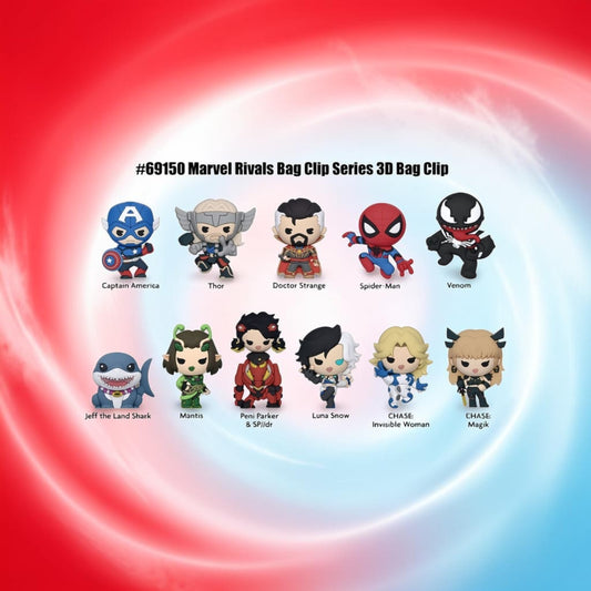 Marvel Rivals 3D Mystery Bag Clips