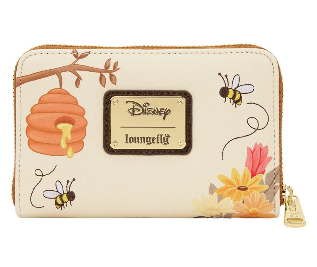 Loungefly Disney Winnie the Pooh Floral Bee Zip Around Wallet