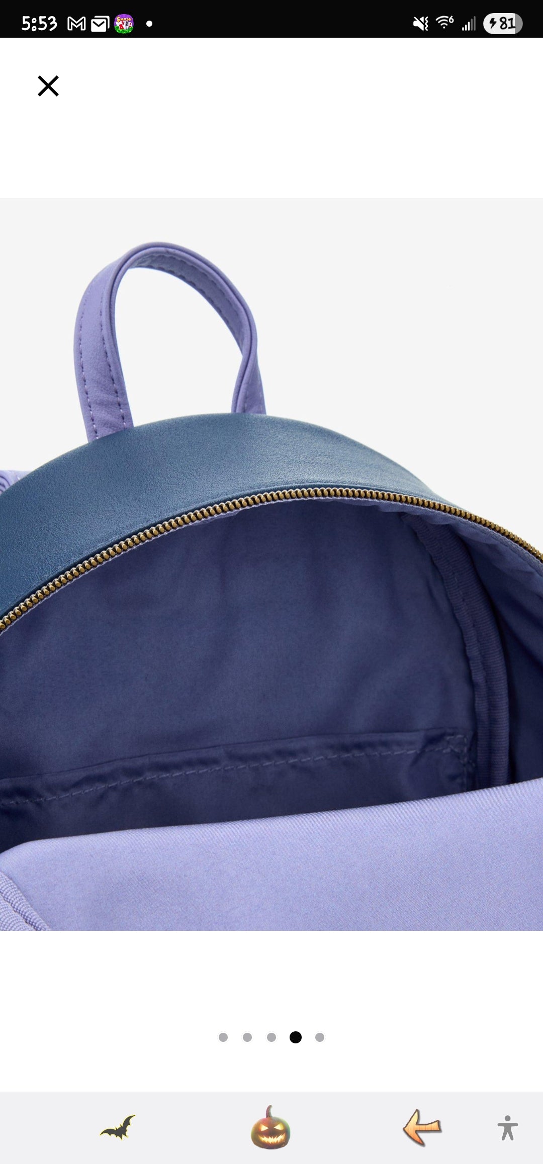 Loungefly Disney Mickey and Friends Halloween Costume Backpack