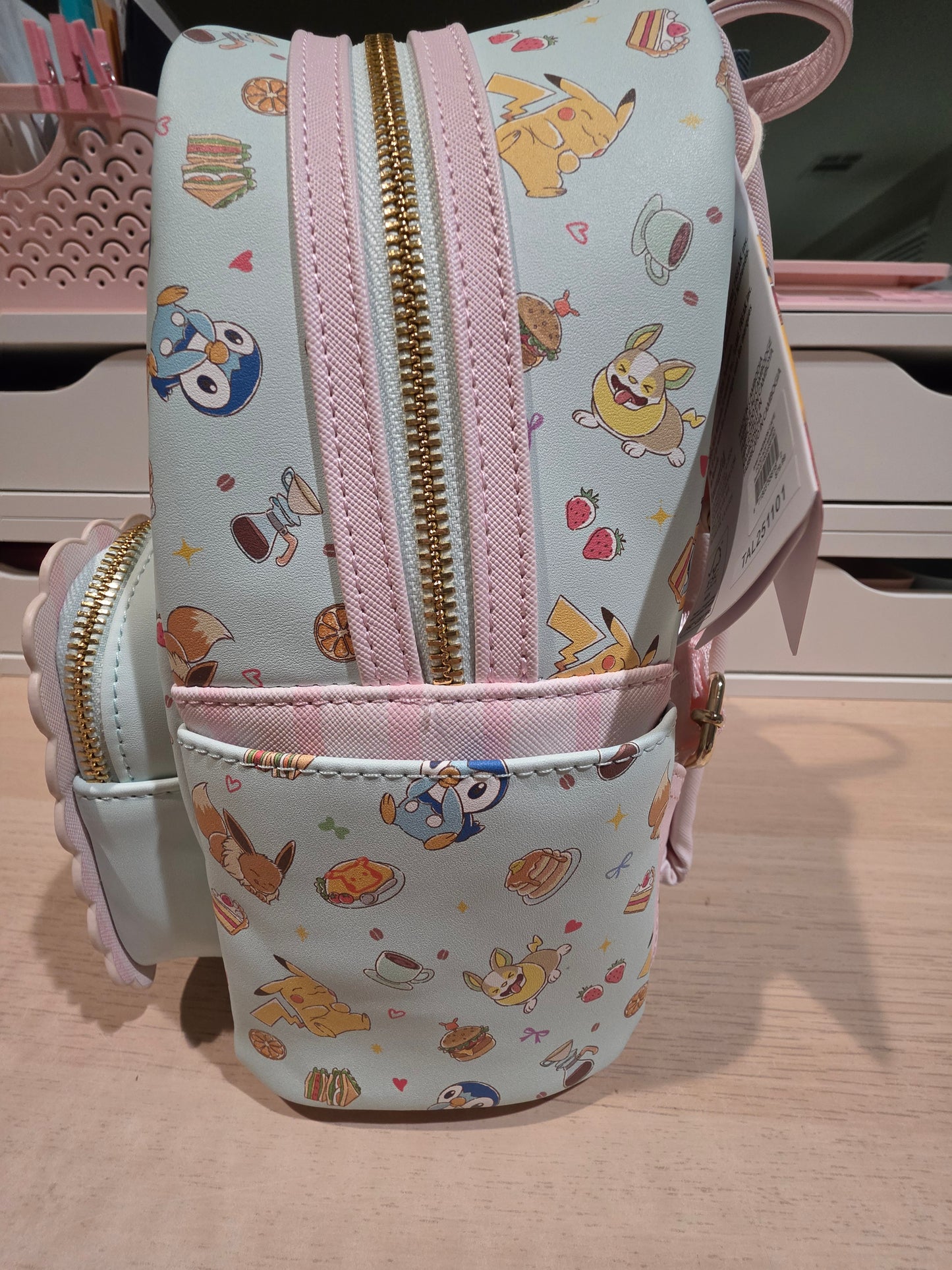 Loungefly Pokemon Cafe All Over Print Limited Edition Release Backpack