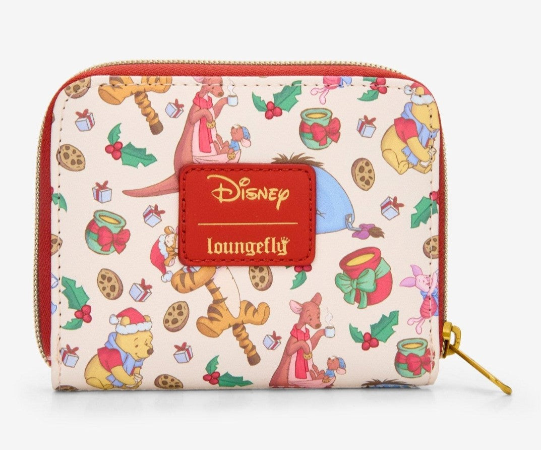 Loungefly Disney Winnie the Pooh and Friends Holiday Wallet