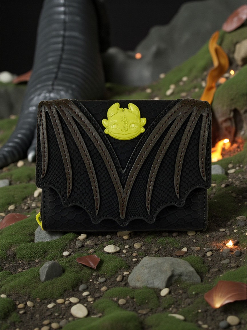 Loungefly How to Train Your Dragon Scales Textured Wallet