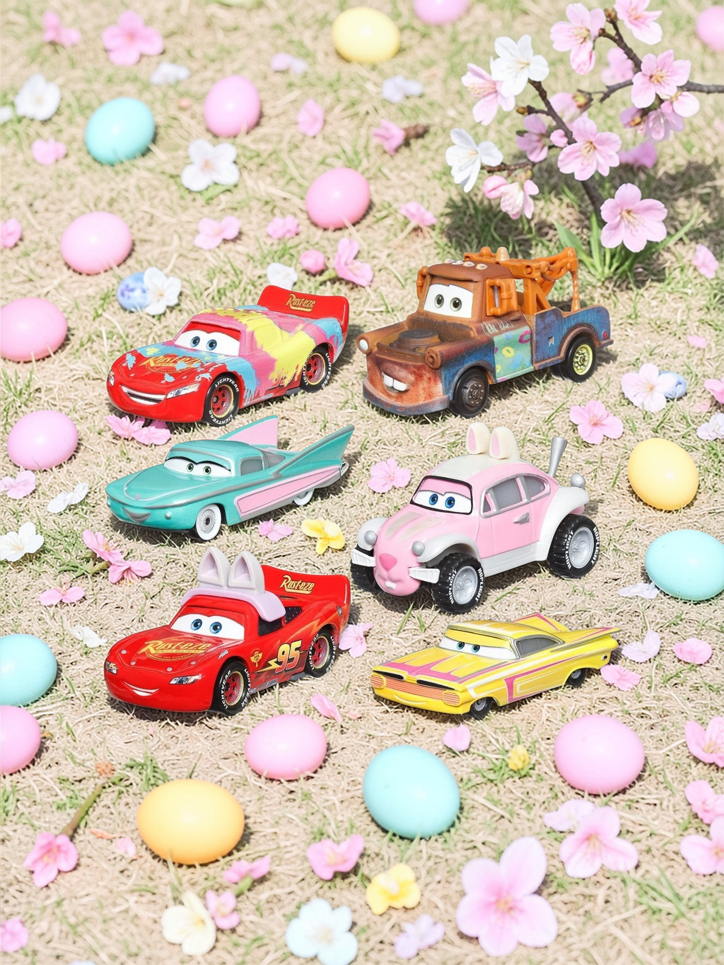 Disney Pixar Cars Springtime Easter Themed Limited Edition Cars