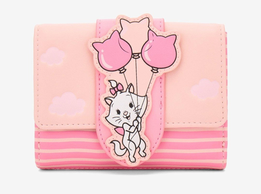 Loungefly Disney Marie Holding Heart Balloons Valentine's Wallet