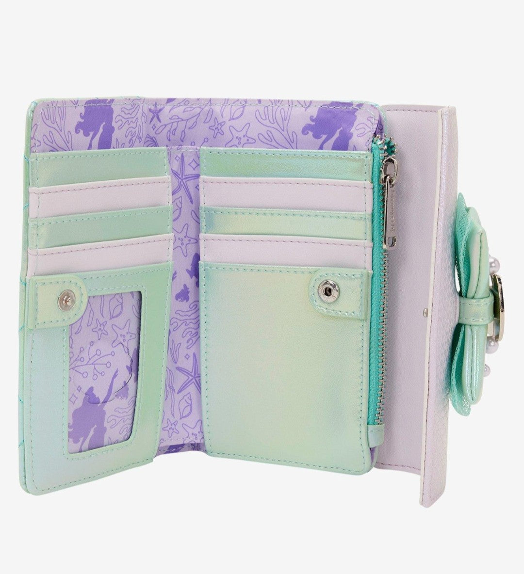 Loungefly Disney Little Mermaid Iridescent Scales Wallet