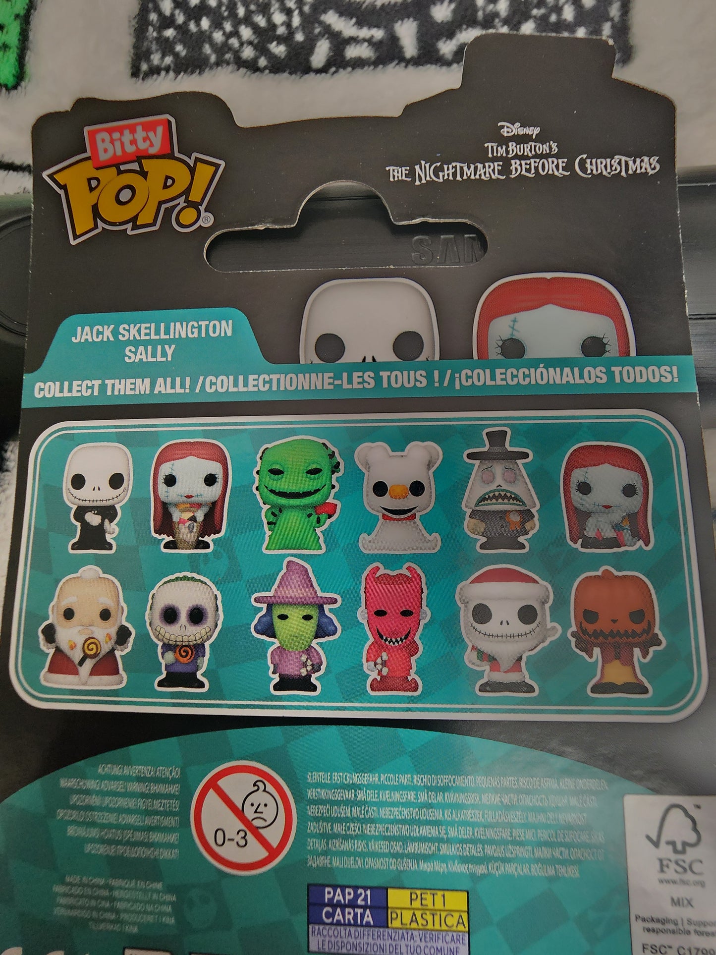 Funko Disney Nightmare Before Christmas Bitty Pop 2 Pack Set