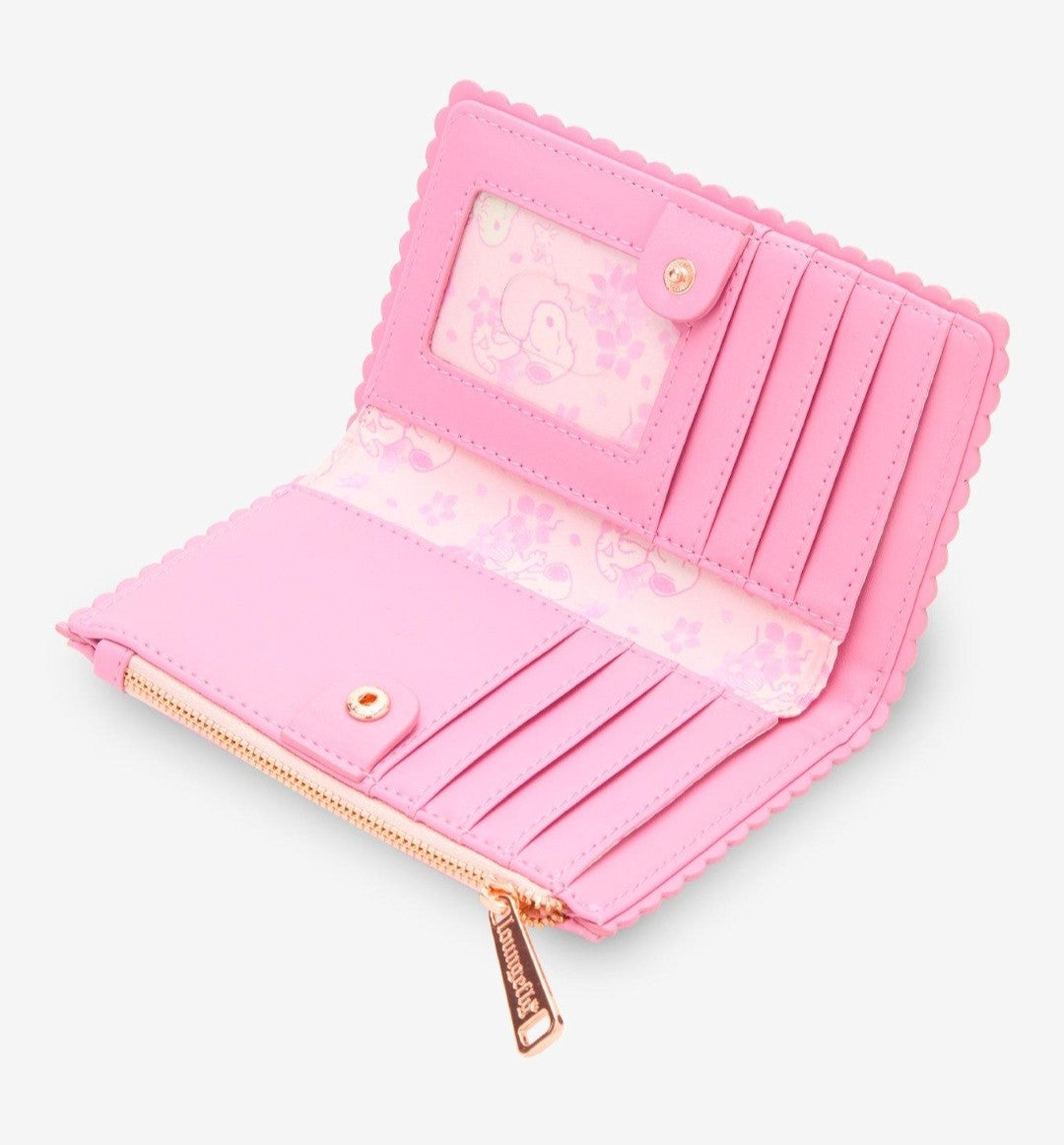 Loungefly Snoopy Cherry Blossoms Embroidered Wallet