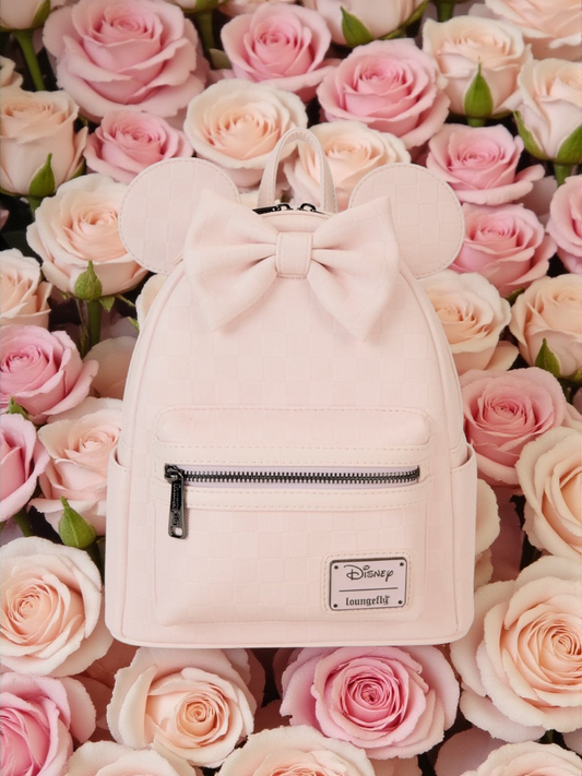 Loungefly Disney Minnie Mouse Ear Checkerboard Backpack