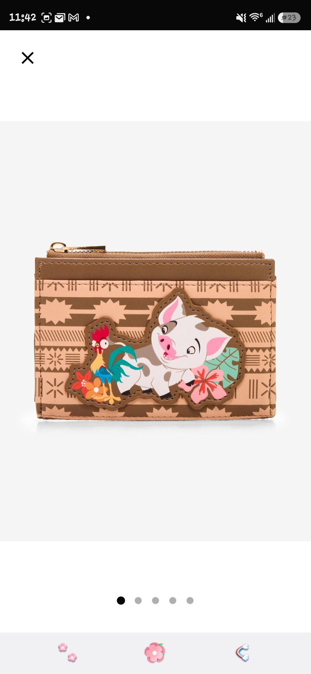Loungefly Disney Pua and Hei Hei Card Holder