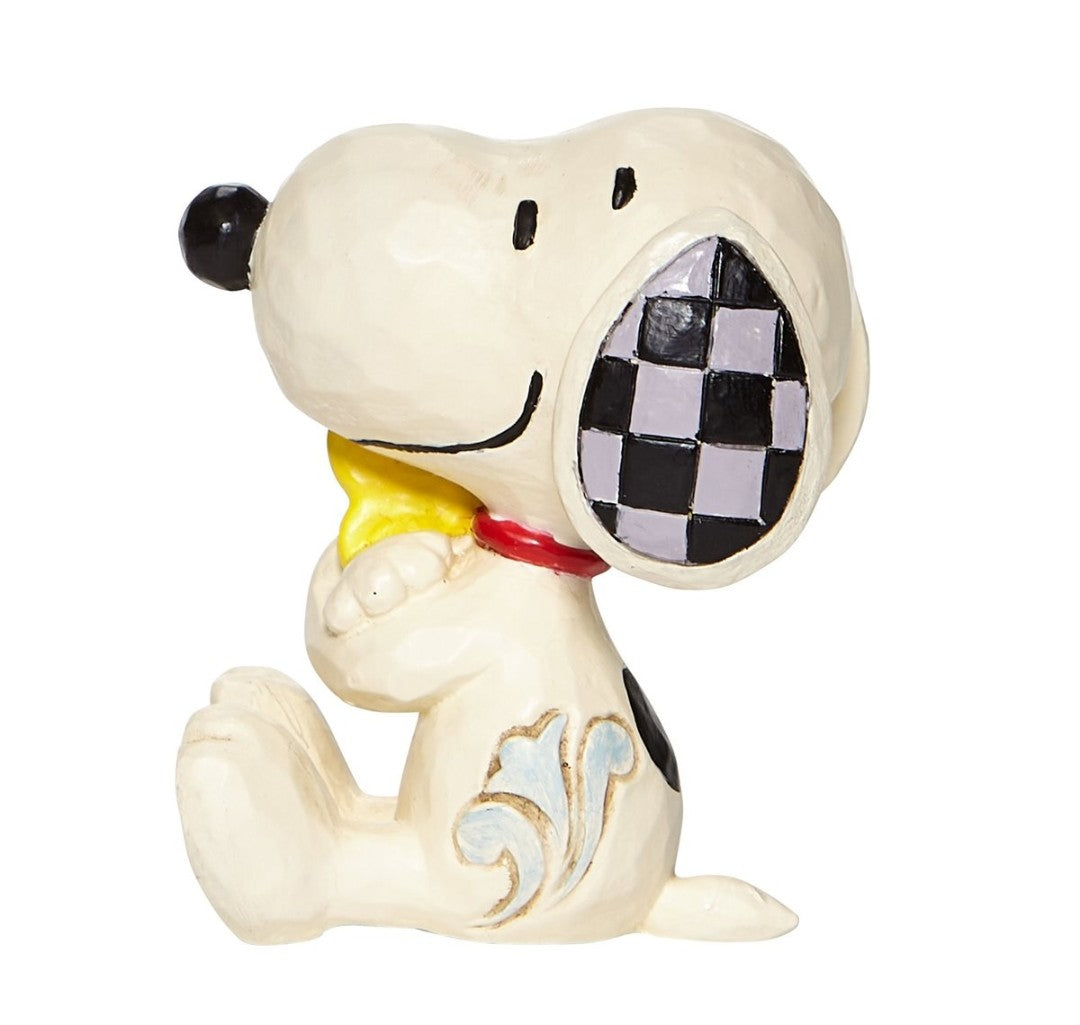 Jim Shore Peanuts Mini Snoopy and Woodstock Statue