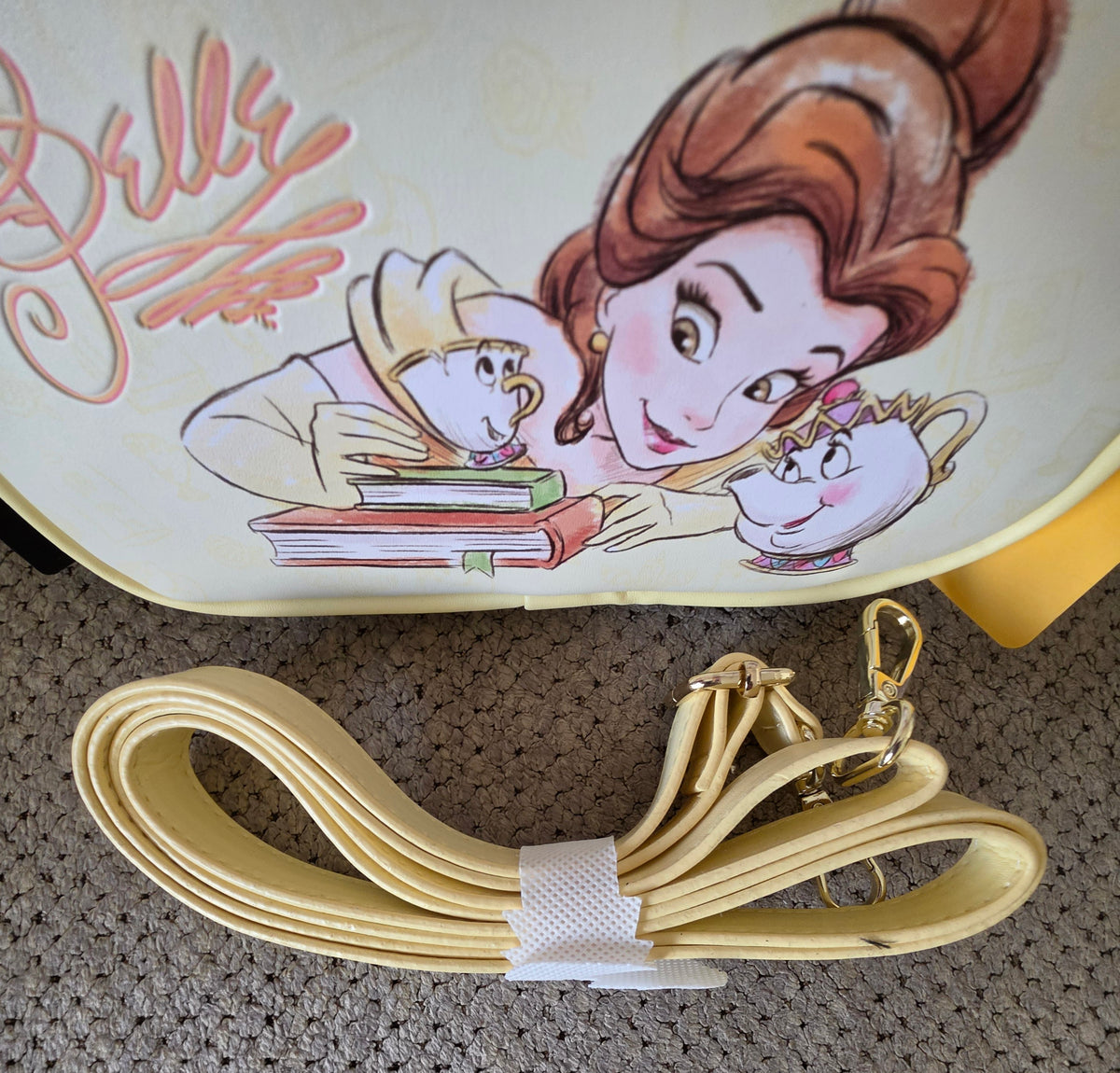 Disney Beauty and the Beast Belle, Ms Potts and Chip Crossbody Bag
