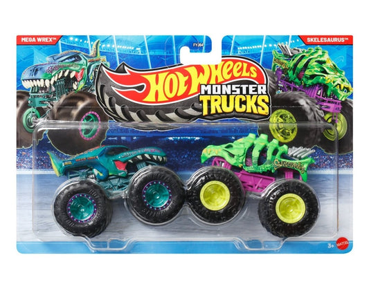 Hot Wheels Monster Trucks Demolition Doubles 1:64 Scale Vehicle 2-Pack 2026