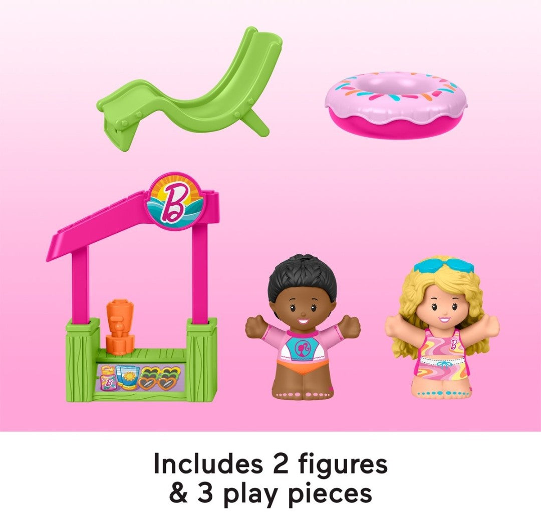 Fisher Price Little People Barbie Beach House Playset