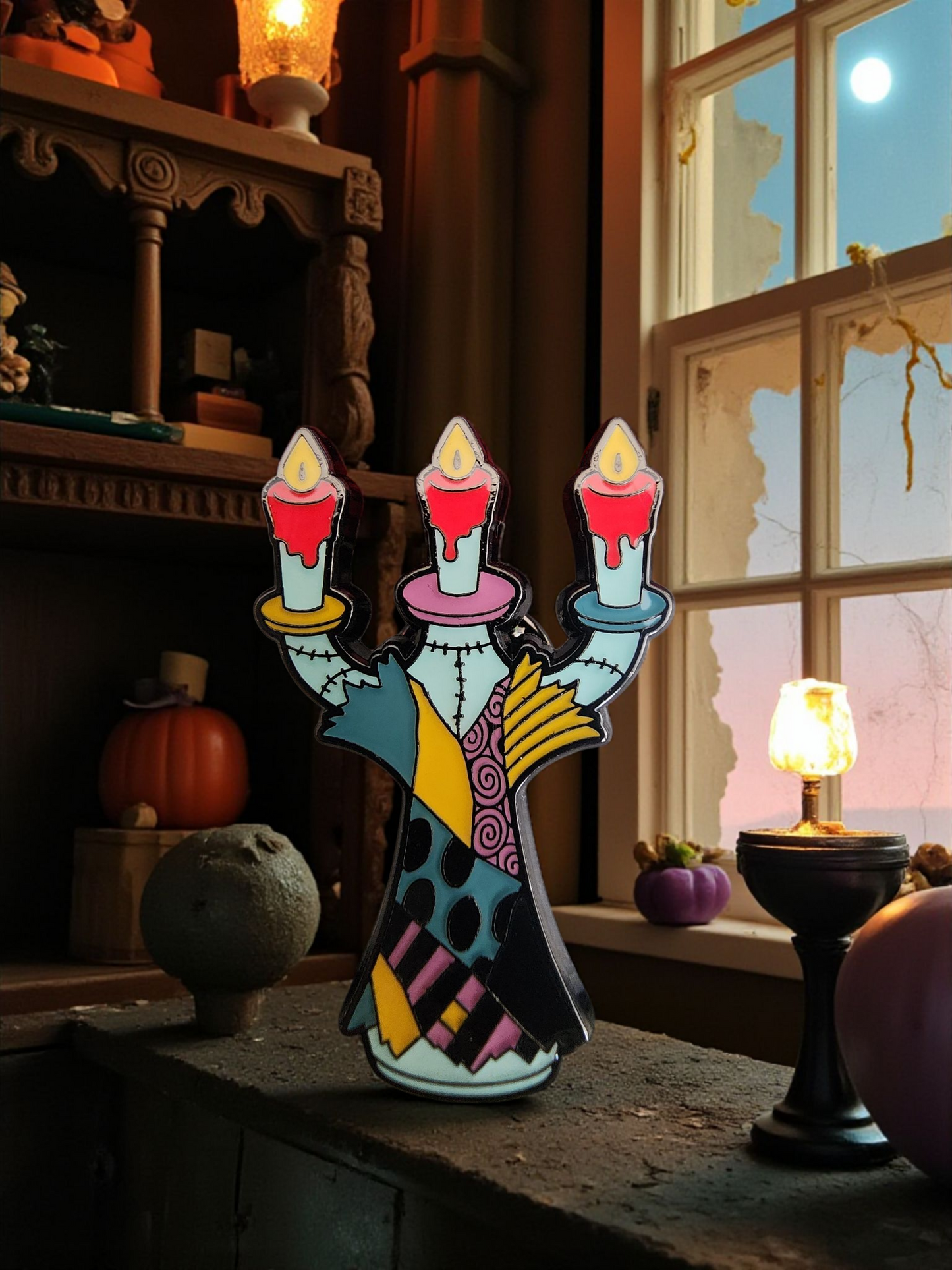 Loungefly Disney Nightmare Before Christmas Candelabras Mystery Pins