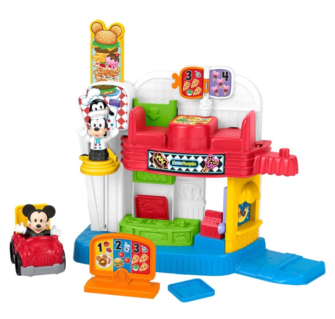 Fisher-Price Disney Jr. Mickey & Goofy's Silly Sounds Diner Playset
