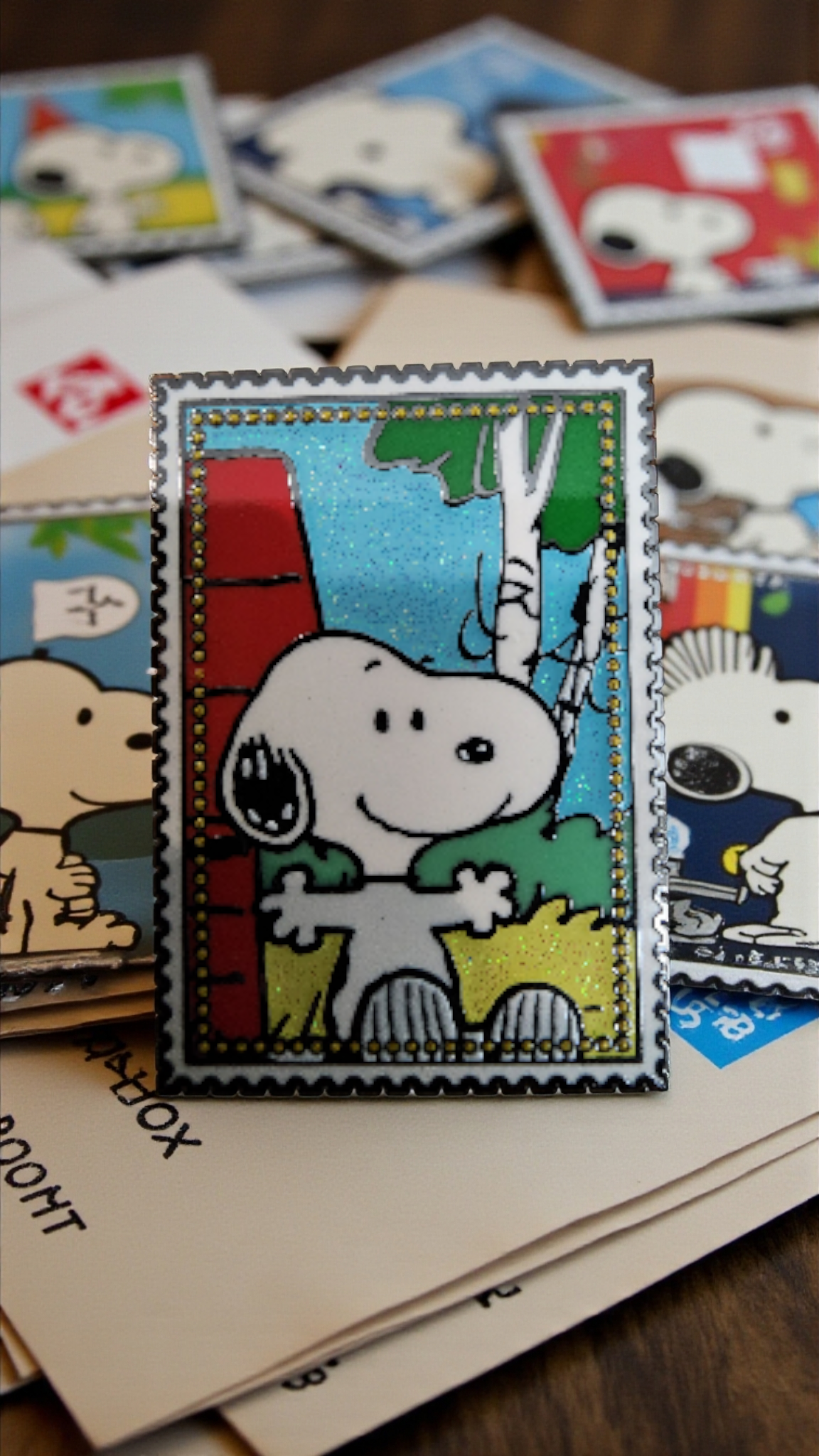 Loungefly Peanuts Characters Postage Stamps Mystery Pins