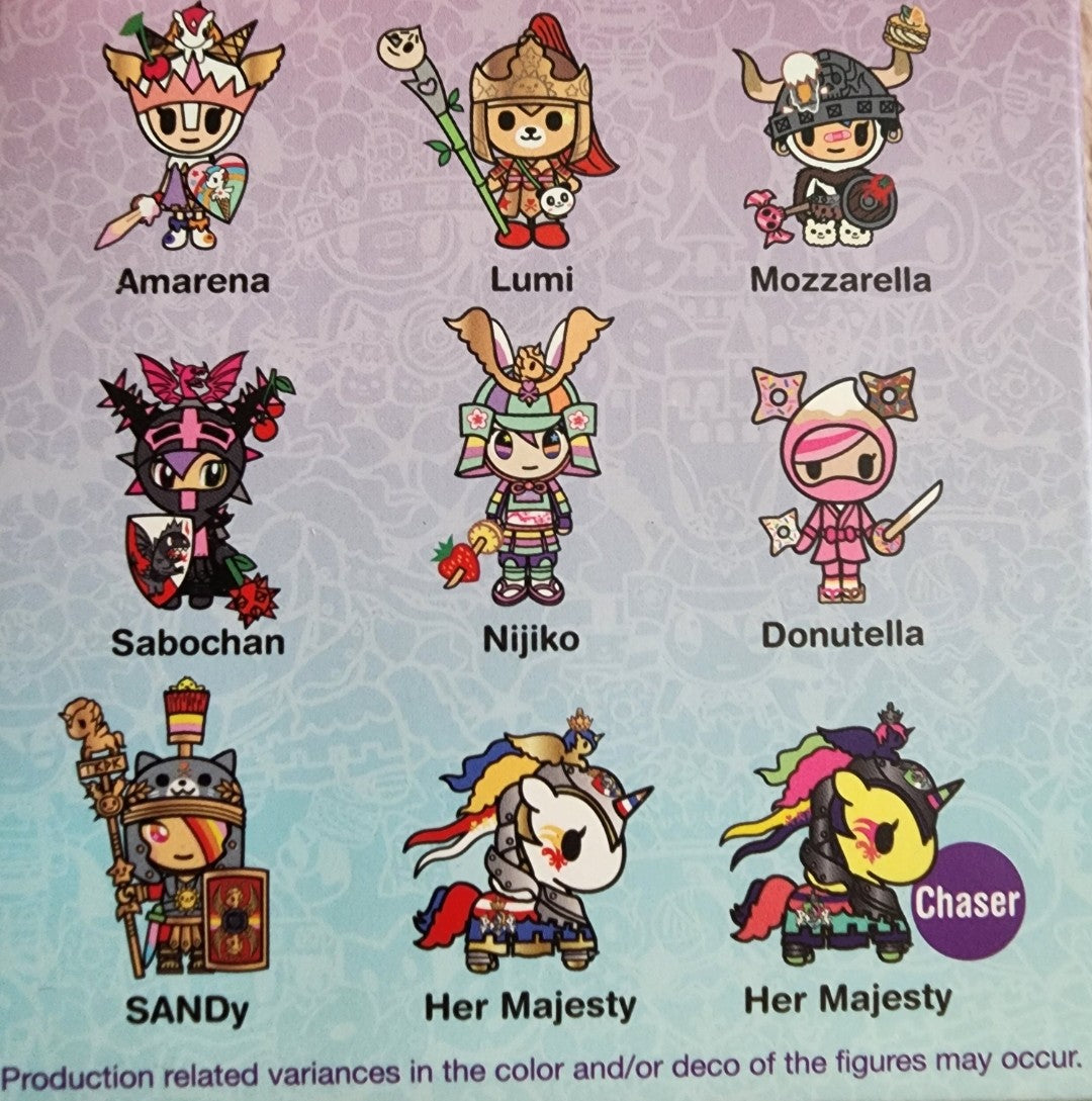 Tokidoki Kawaii Princess Warriors Mystery Figures