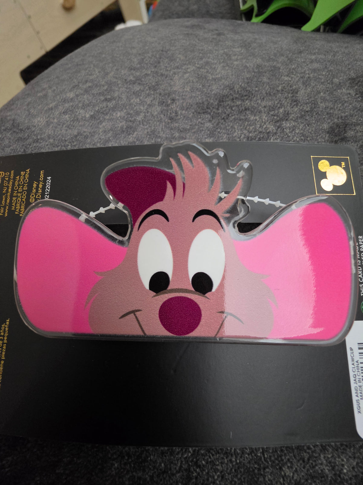Disney Jac and Gus Gus Hair Clip