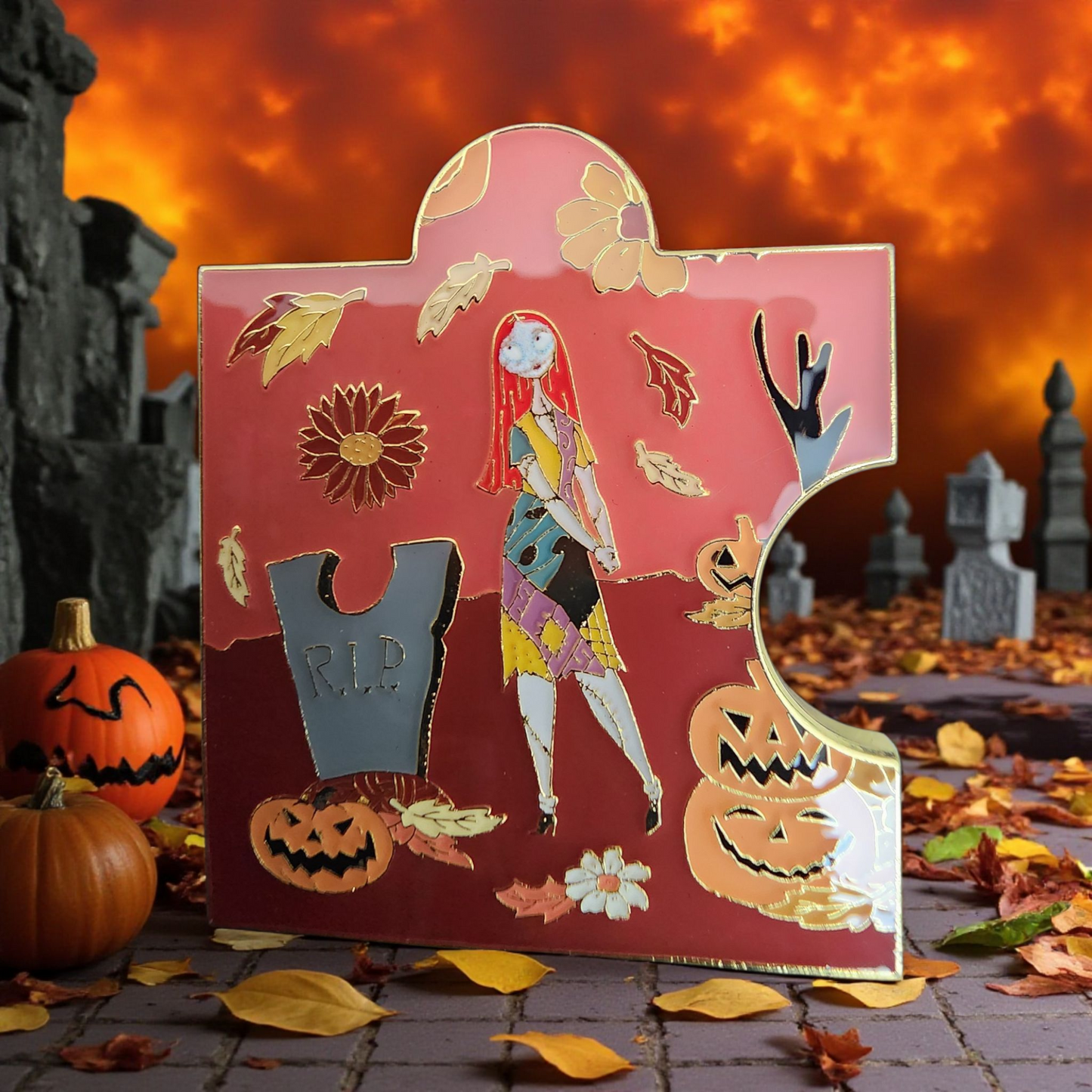 Loungefly Disney Nightmare Before Christmas Fall Harvest Puzzle Mystery Pins