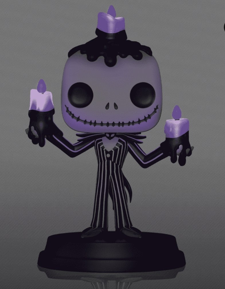Funko Nightmare Before Christmas Jack Skellington Halloween Light-Up Super Pop