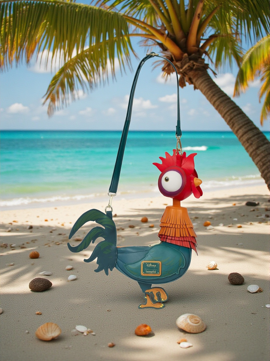 Loungefly Disney Moana Hei Hei Figural Crossbody Bag