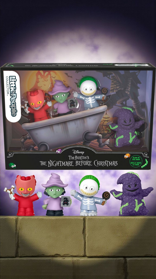 Little People Nightmare Before Christmas Oggie Boogie, Lock, Shock and Barrel