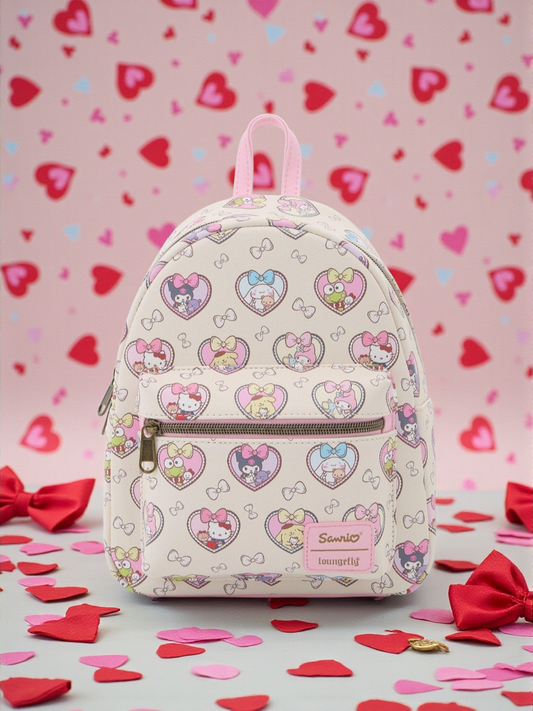 Loungefly Hello Kitty and Friends Heart Framed Backpack