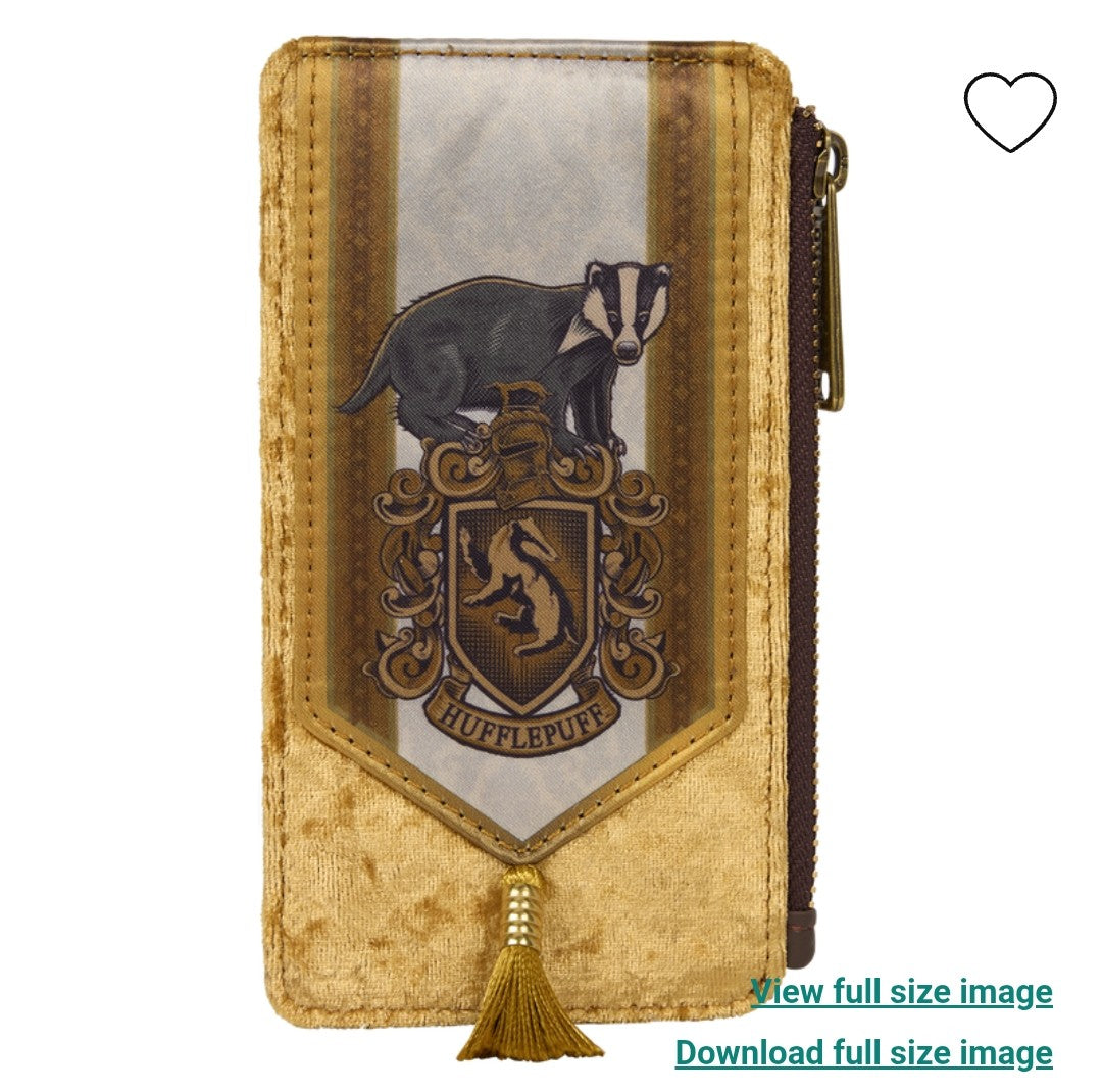 Loungefly Harry Potter Hogwarts Hufflepuff Card Holder