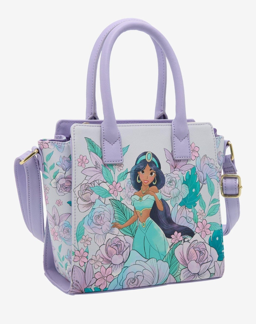 Loungefly Disney Aladdin Princess Jasmine Floral Mini Handbag