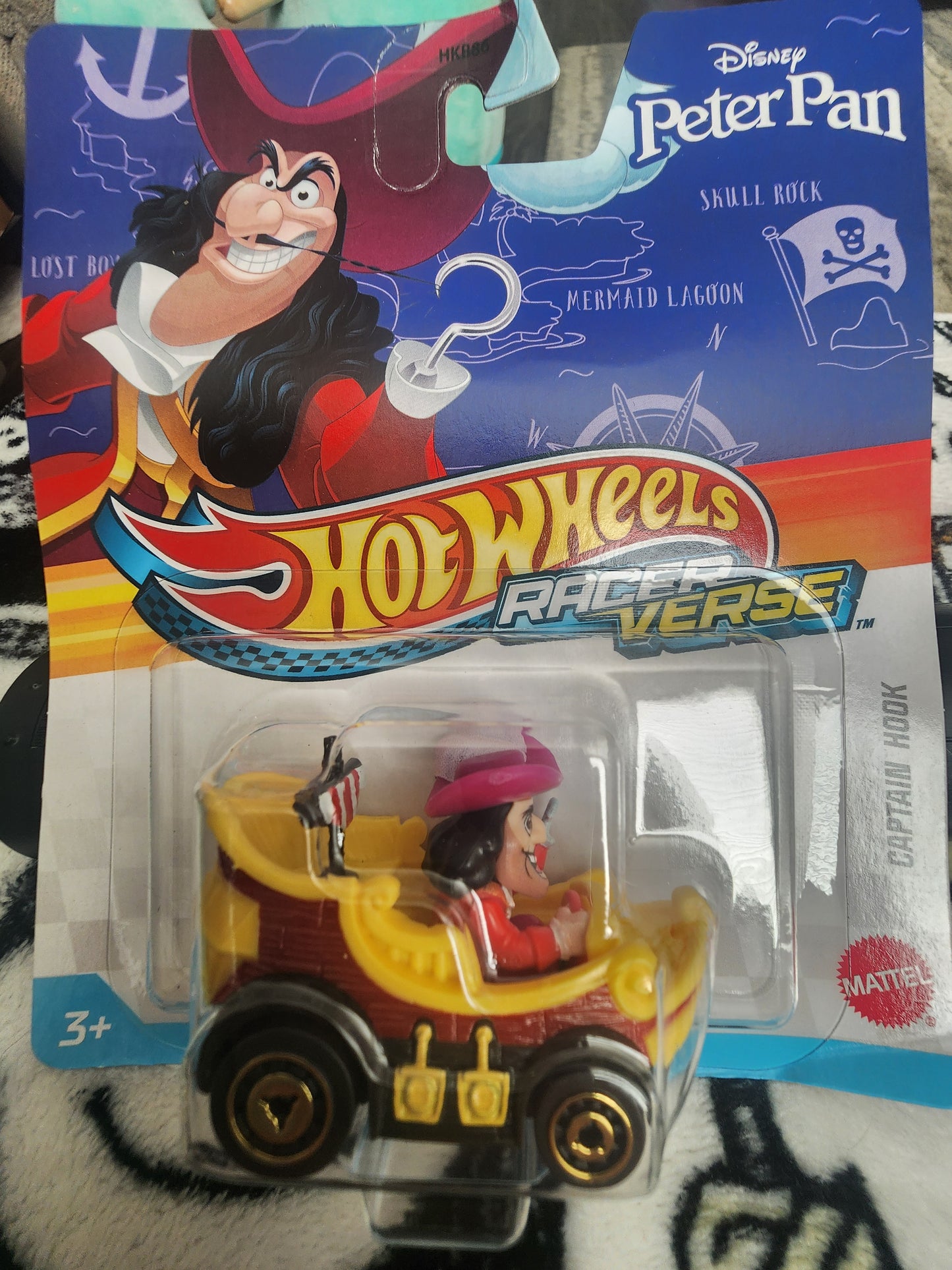 Hot Wheels Disney Captain Hook RacerVerse Car